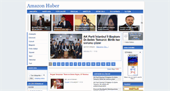 Desktop Screenshot of amazonhaber.com